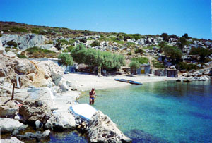 Panoramica della spiaggia di Mesachti